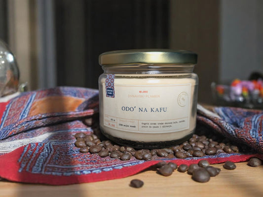 ODO’ NA KAFU  – SOJINA MIRISNA SVEĆA SA MIRISOM KAFE